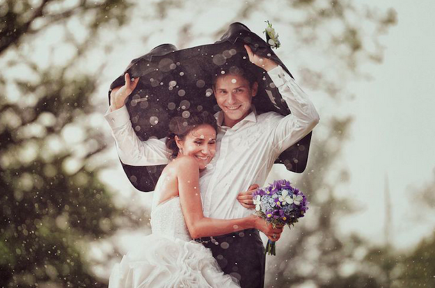 esküvő eső